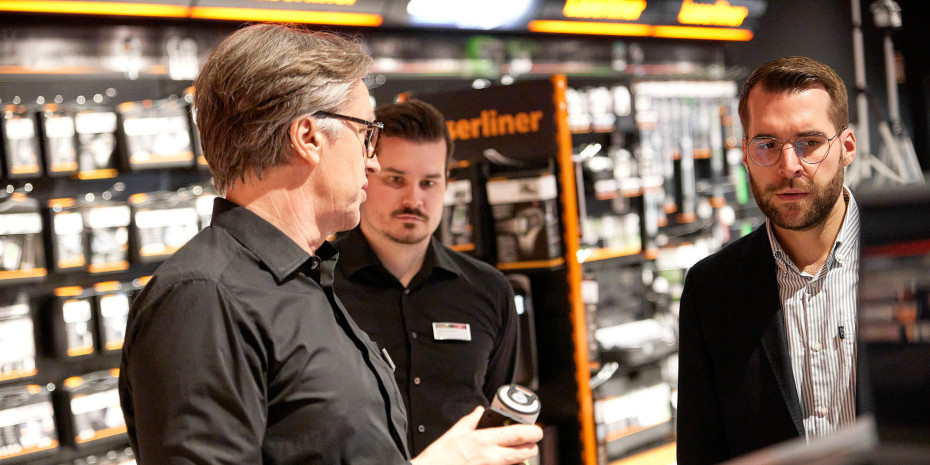 Martin Wonisch stellte das Sortiment an Messtechnik vor.&nbsp;