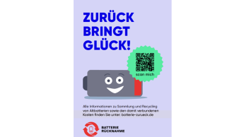 Handel startet Kampagne zur Batterierücknahme