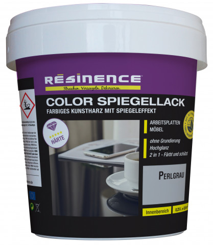 Mit dem Color Spiegellack können Anwender alten Möbeln und Arbeitsplatten ein neues Aussehen geben oder dekorative Objekte umgestalten.&nbsp;