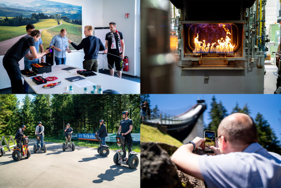 Das Unternehmen hatte sich ein buntes Programm überlegt. Das Unternehmen hatte sich ein buntes Programm überlegt.