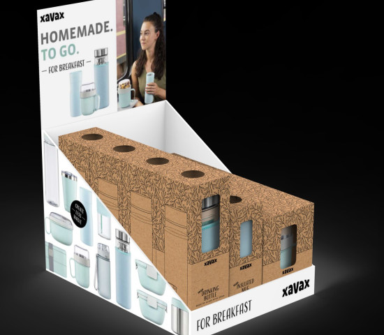 Die Thekendisplays sind nach verschiedenen Themen gegliedert, etwa „for Breakfast“. Die Thekendisplays sind nach verschiedenen Themen gegliedert, etwa „for Breakfast“.