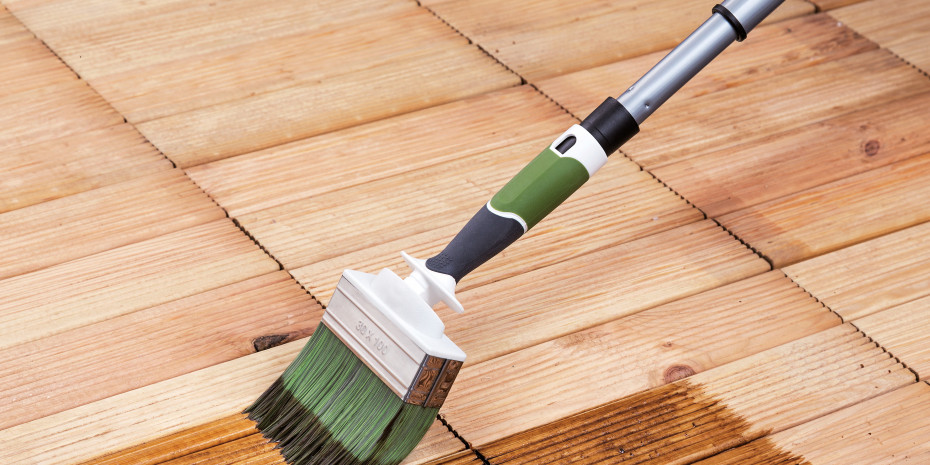 WoodStar, Flächenstreicher mit Telestab-Verlängerung