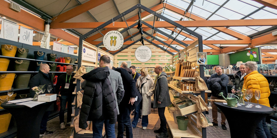 Bei Lenders konnten die Besucher erstmals den fertigen Judith-Rakers-POS-Aufbau in einem Markt begutachten.