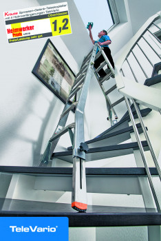 Krause, Gelenk-Teleskopleiter, TeleVario