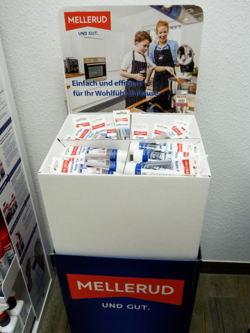 Für den POS wurde auch eine Schütte mit „Wühltischcharakter“ entwickelt. &nbsp;&nbsp;