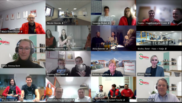 Die diesjährige Verleihung der Hagebau-Azubi-Preise hat erneut online stattgefunden.&nbsp;