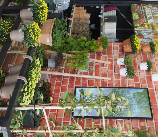 Für das Thema urban gardening hat die Sagaflor einen eigenen Präsentationsvorschlag entwickelt.