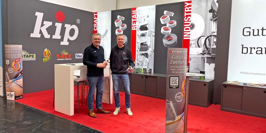 Zufriedene Gesichter in München: Für Kip ist jetzt schon klar, dass man auch auf der Bau 2027 dabei ist.