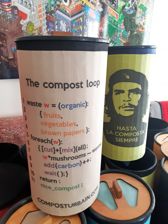 Compost Urbain, Kompostsilo&nbsp;