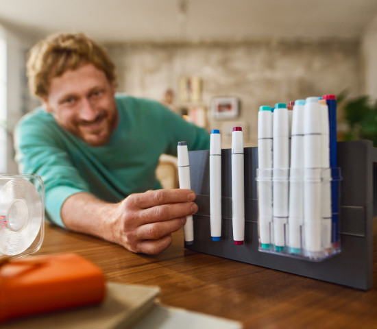 Die Befestigungen lassen sich rückstandsfrei entfernen.