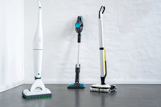 Drei der sieben Saugwischer im Test arbeiten mit Walzen oder Tüchern. Drei der sieben Saugwischer im Test arbeiten mit Walzen oder Tüchern.