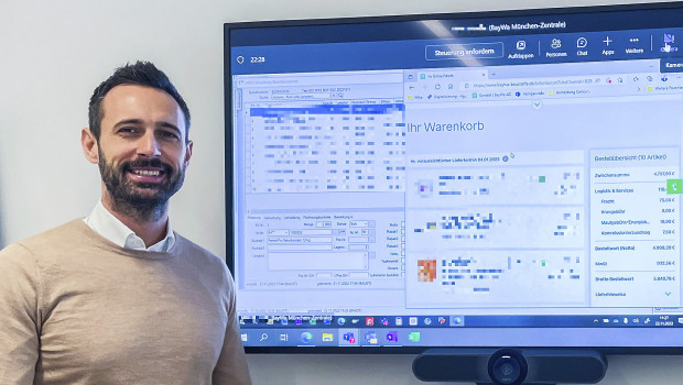 Filip Slavkovski leitet die Abteilung Digitalisierung im Geschäftsbereich Bau der Baywa AG. Filip Slavkovski leitet die Abteilung Digitalisierung im Geschäftsbereich Bau der Baywa AG.