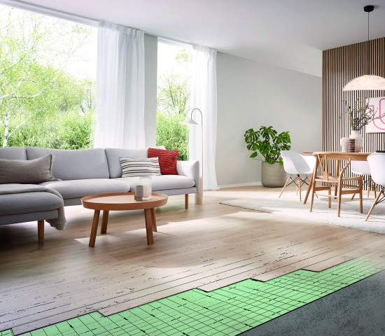 Die Selitac-Verlegeunterlagen für Laminat- und Parkettböden sorgen für eine hohe Belastbarkeit des Bodensystems.&nbsp;