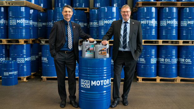 Die neue Doppelspitze bei Liqui Moly: Dr. Uli Weller (links) und Günter Hiermaier.&nbsp;