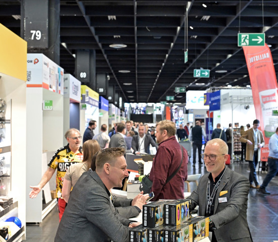 Gute Laune am Stand von Gebol. Das neue POS-Konzept kam an.&nbsp;