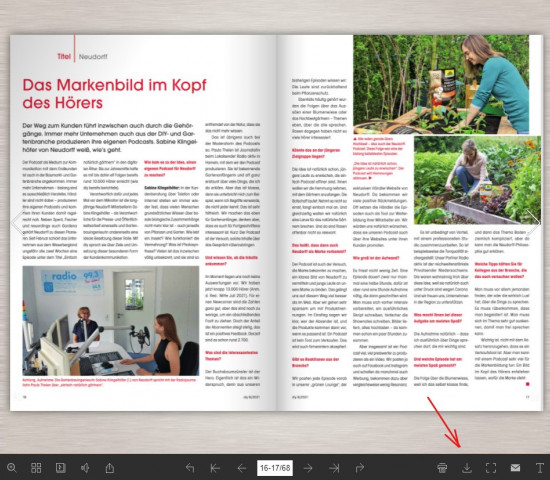 diy E-Magazin Bedienung