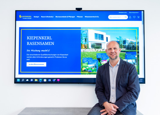 Die Website von Kiepenkerl wurde zum Markenportal ausgebaut. Online-Chef Tobias Schwering treibt den digitalen Wandel im Unternehmen voran.&nbsp;