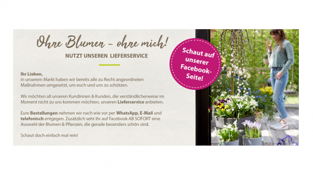 NBB Egesa Gartencenter hat ein Konzept für den Lieferservice der Partnerbetriebe entwickelt.