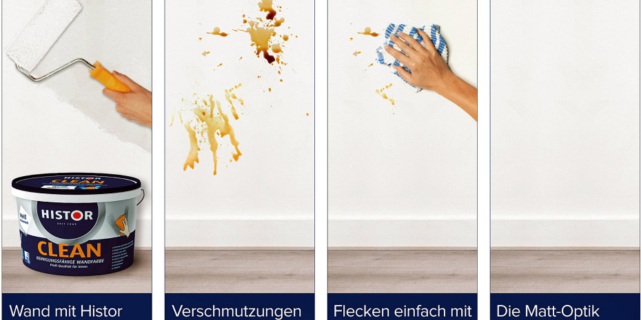 Verunreinigungen problemlos abwischen