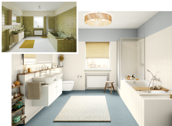 Mit der neuen Produktserie lässt sich ein komplettes Bad sanieren.&nbsp;