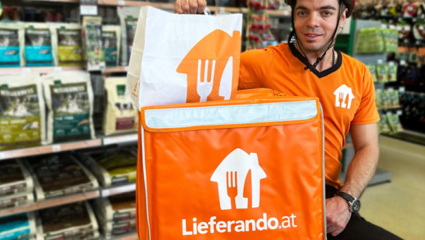 In Österreich können sich Fressnapf-Kunden ihre Bestellungen von Lieferando liefern lassen.