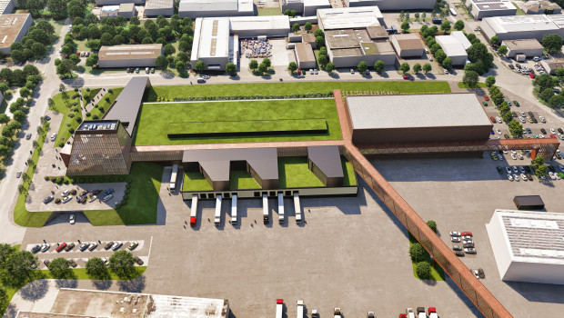 Aktuell baut Häfele ein viertes Hochregallager beim Versandzentrum auf dem Nagolder Wolfsberg und plant ein sogenanntes Dynamik-Zentrum (im Bild aus der Vogelperspektive). Aktuell baut Häfele ein viertes Hochregallager beim Versandzentrum auf dem Nagolder Wolfsberg und plant ein sogenanntes Dynamik-Zentrum (im Bild aus der Vogelperspektive).