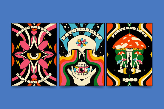 Psychedelische Muster und Pilze feiern ein Comeback.&nbsp;