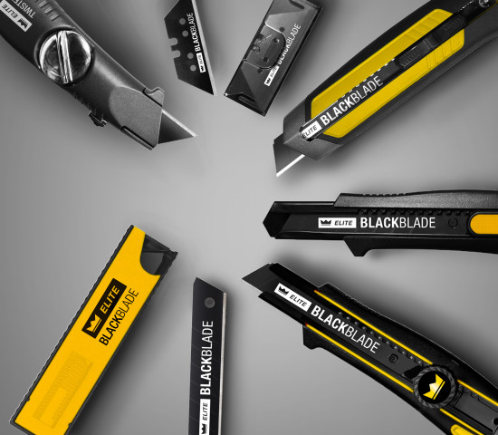 Auch Messer hat Mako im Sortiment. Den Namen Blackblade verdanken sie ihrer schwarzen Klinge.