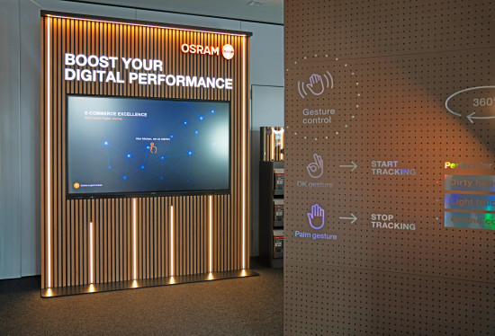 Gestensteuerung und die Verknüpfung zwischen Onlinehandel und stationärem POS – das Unternehmen hat sich Gedanken gemacht, wie digitale Tools Anwendungskomfort und Einkaufserlebnis verbessern können.