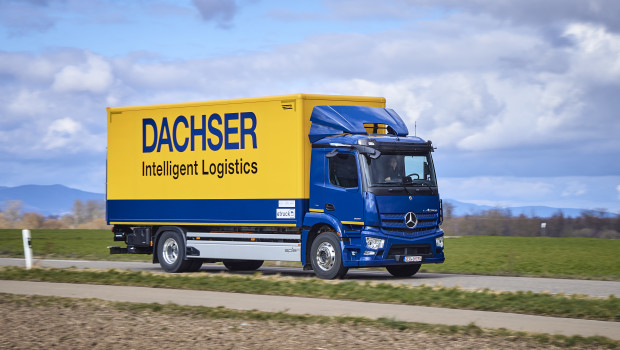 Der Logistikdienstleister sieht ein breites Anwendungsfeld für den voll elektrischen&nbsp;19-Tonner und plant bereits mit weiteren Fahrzeugen.&nbsp;