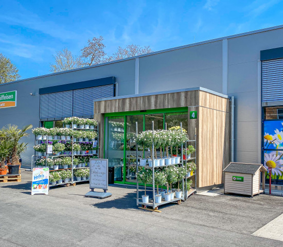 Für den neuen Raiffeisen-Markt in Stockach hat die ZG ein neues Konzept entwickelt, das bei künftigen Neubauten und Modernisierungen zum Einsatz kommt.