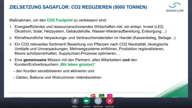 Mit diesen vier Maßnahmen will die Sagaflor AG ihren ökologischen Fußabdruck verkleinern.&nbsp;