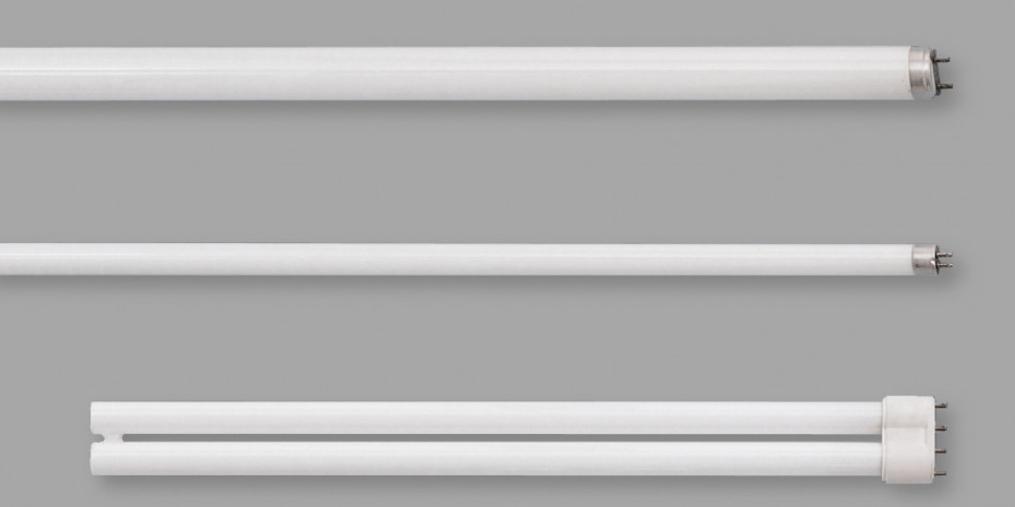 Es gibt verschiedene Arten von Leuchtstofflampen, etwa in Stabform.&nbsp;