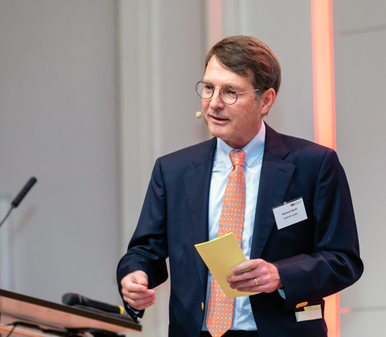 Reinhard Wolff hielt an diesem Abend die Laudatio.&nbsp;