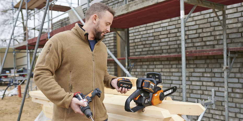 Worx stellt mit Powershare die Kompatibilität, Langlebigkeit und Sicherheit von Akkugeräten im Alltag in den Mittelpunkt und entwickelt sie kontinuierlich weiter.