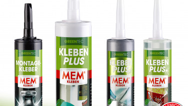 Beim Kleben alles im grünen Bereich