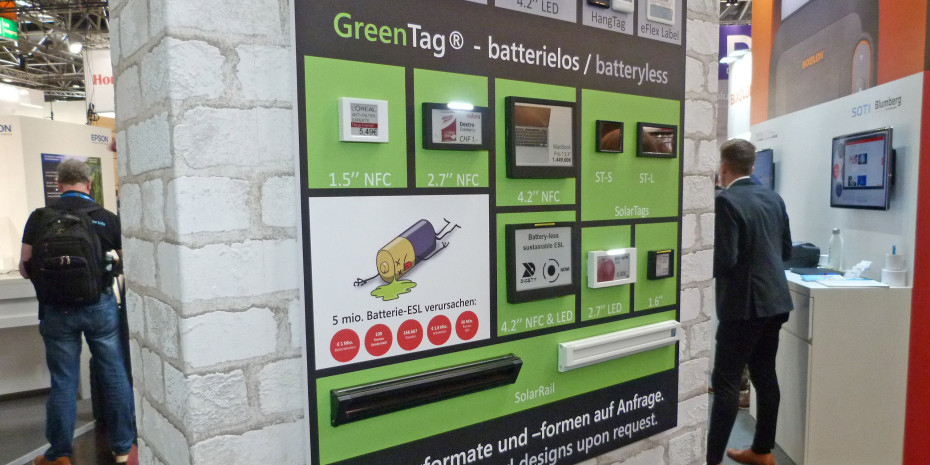 Die neuen digitalen Preisschilder von Instore Solutions laden sich über die Beleuchtung im Handel auf. Sie benötigen keine Batterien.&nbsp;