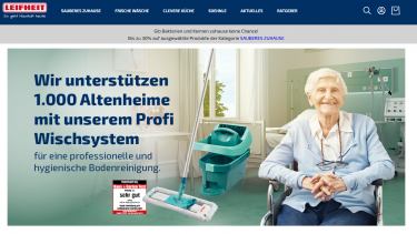 Leifheit spendet Bodenwischer an 1.000 Altenheime