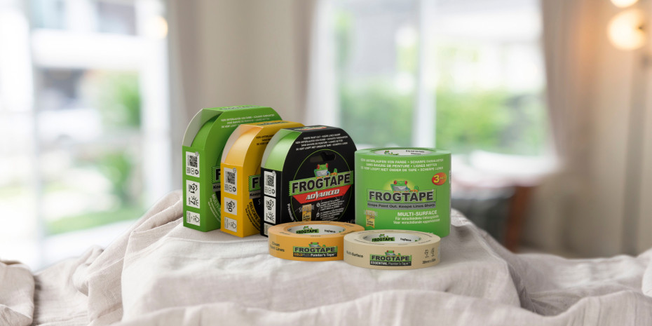 Das Frog-Tape-Sortiment wurde optimiert und erweitert.&nbsp;