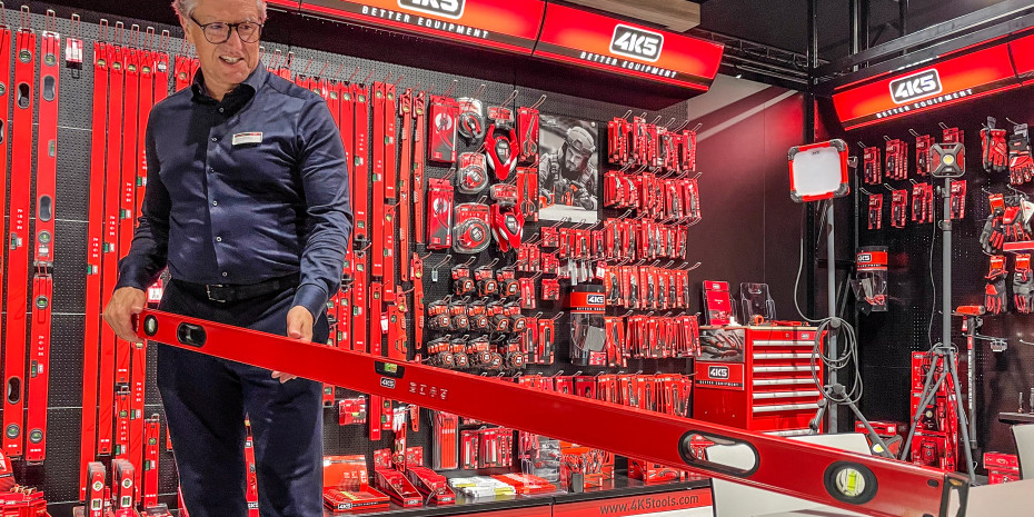 Die Wasserwaage wurde so designt, dass sie besonders stabil ist und nicht verrutscht.&nbsp;