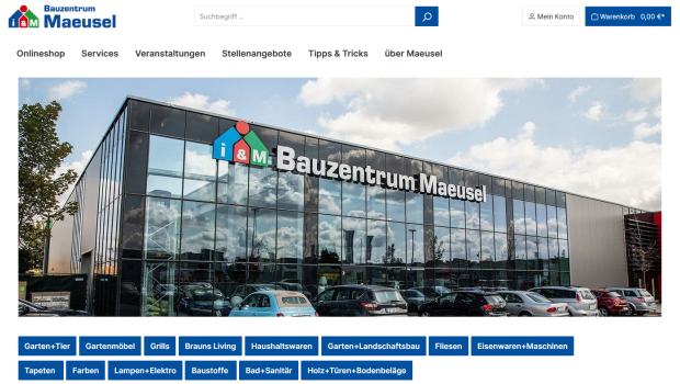 Maesel hat bislang auch einen Onlineshop betrieben. Maesel hat bislang auch einen Onlineshop betrieben.