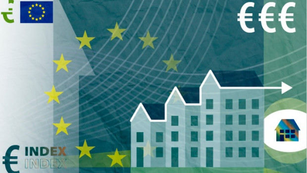 Die Hauspreise in der EU stiegen im ersten Quartal 2018 im Vergleich zum entsprechenden Vorjahresquartal um 4,7 Prozent (Grafik: Eurostat).