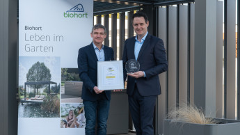 Preisübergabe für das diy Produkt des Jahres an Biohort