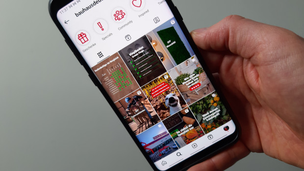 Auf Instagram und anderen Social-Media-Kanälen sammelt Bauhaus fleißig Views.