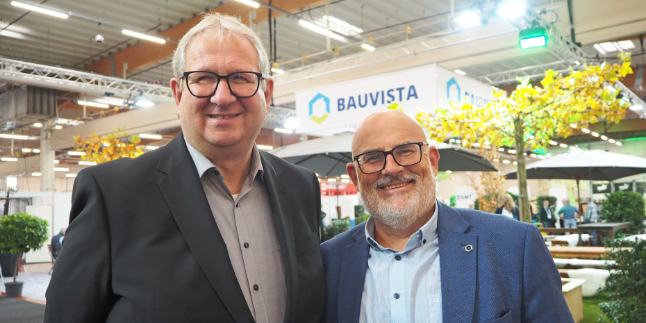 Auf dem Handelsforum in Bad Salzuflen tauschen sich die Geschäftsführer Johannes Häringslack und Jörg Kronenberg regelmäßig mit Gesellschaftern und Lieferanten aus.&nbsp;