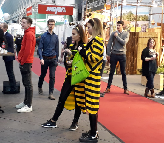 Sogar unter den Besuchern der IPM...