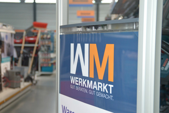 Rund 40 der 120 angeschlossenen unabhängige Handelsbetriebe arbeiten mit der Vertriebsmarke Werkmarkt.