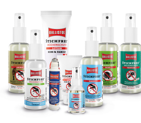 Ballistol hat sein Sortiment zum Mücken- und Zeckenschutz ausgebaut.&nbsp;