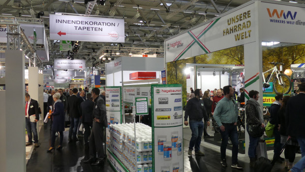 Volle Gänge bei der Hagebau-Messe in Köln. Volle Gänge bei der Hagebau-Messe in Köln.