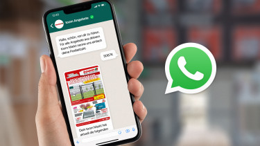 Toom versendet seine Prospekte jetzt auch via Whatsapp